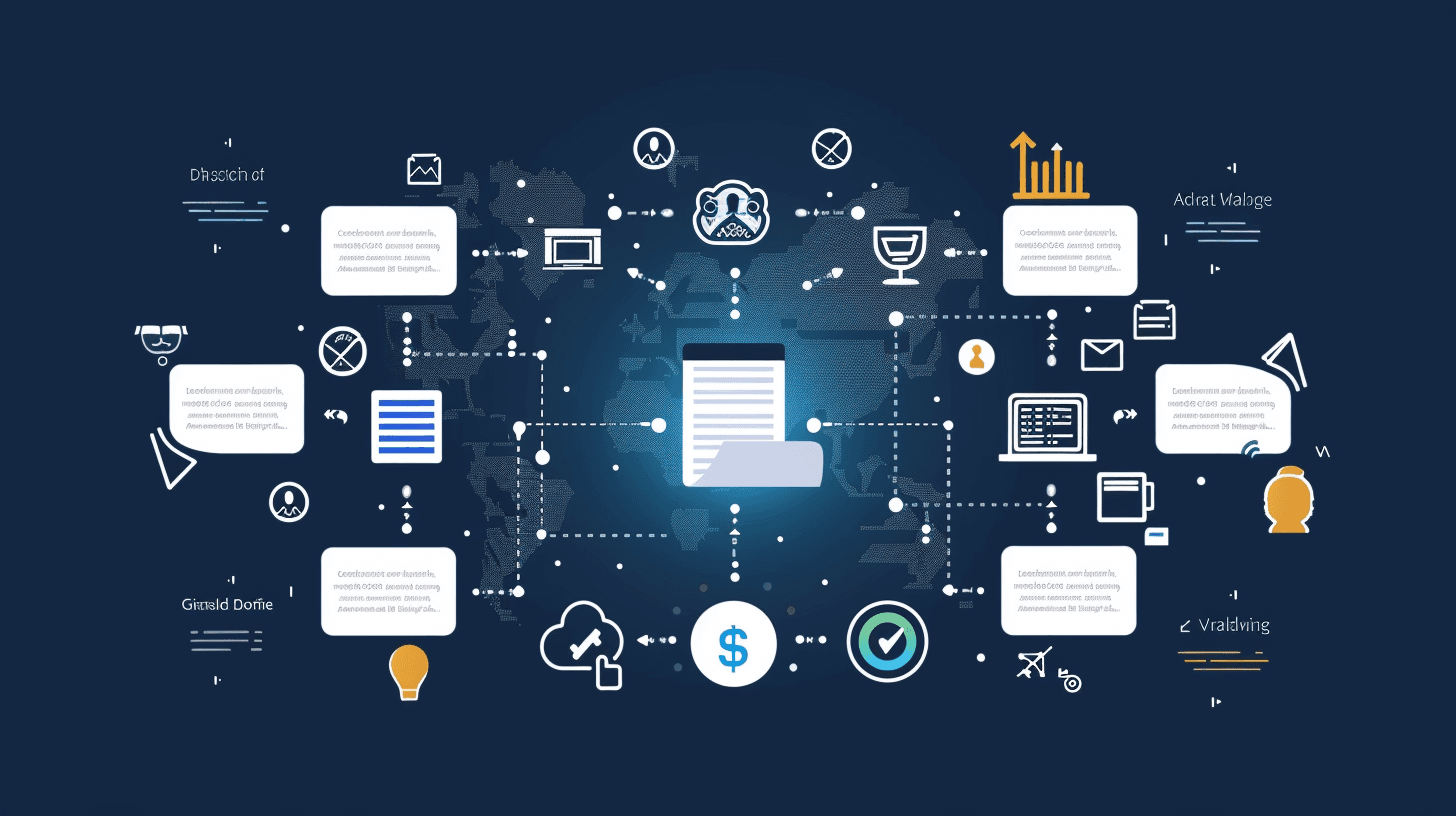 Split visualization linking system-generated audit trail with advisor documentation