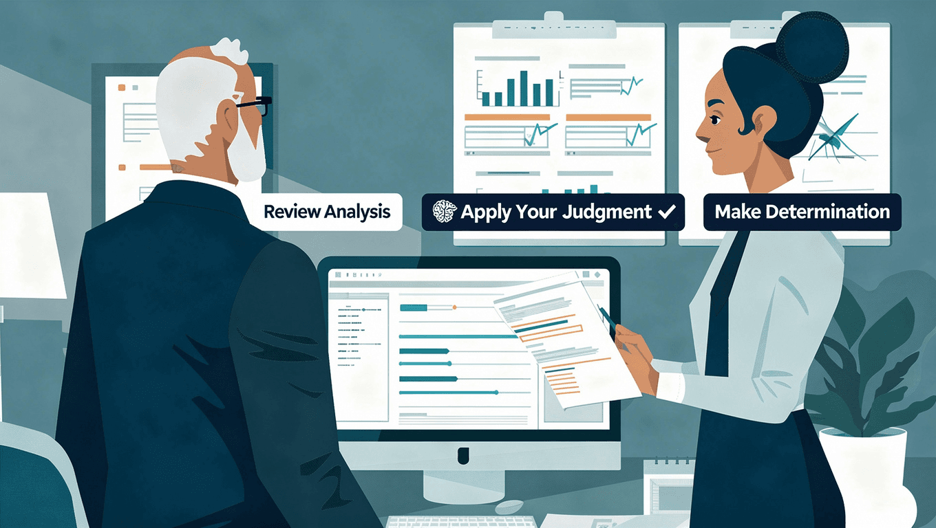 Platform interface showing advisor control actions